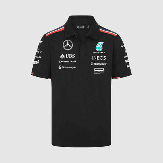 Mercedes AMG F1 Team Polo 2024 Black