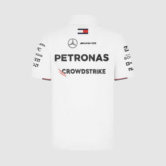 Mercedes AMG F1 Team Polo 2024 White