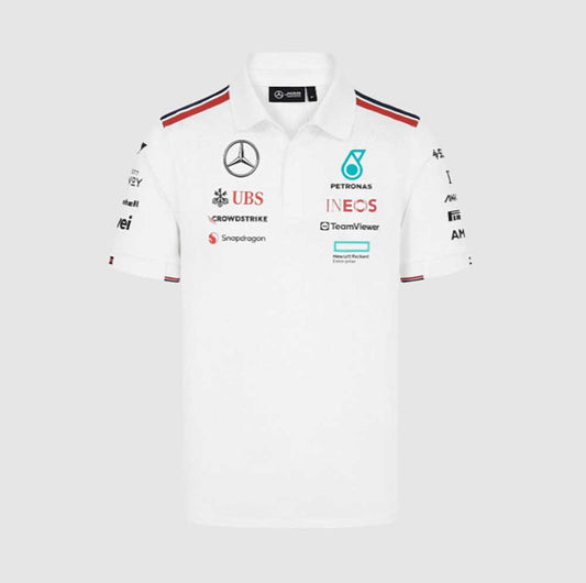 Mercedes AMG F1 Team Polo 2024 White