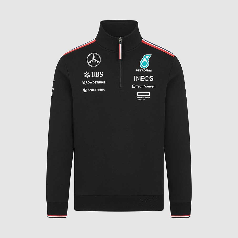 Mercedes-AMG F1 Team 1/4 Zip Sweater 2024 Black