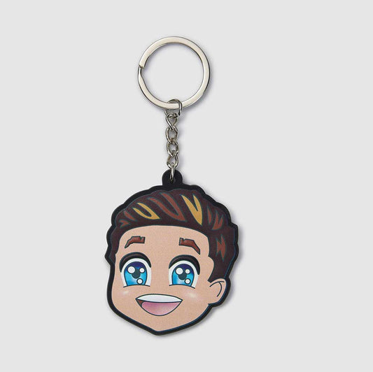 Mercedes-AMG F1 George Russell Caricature Keyring