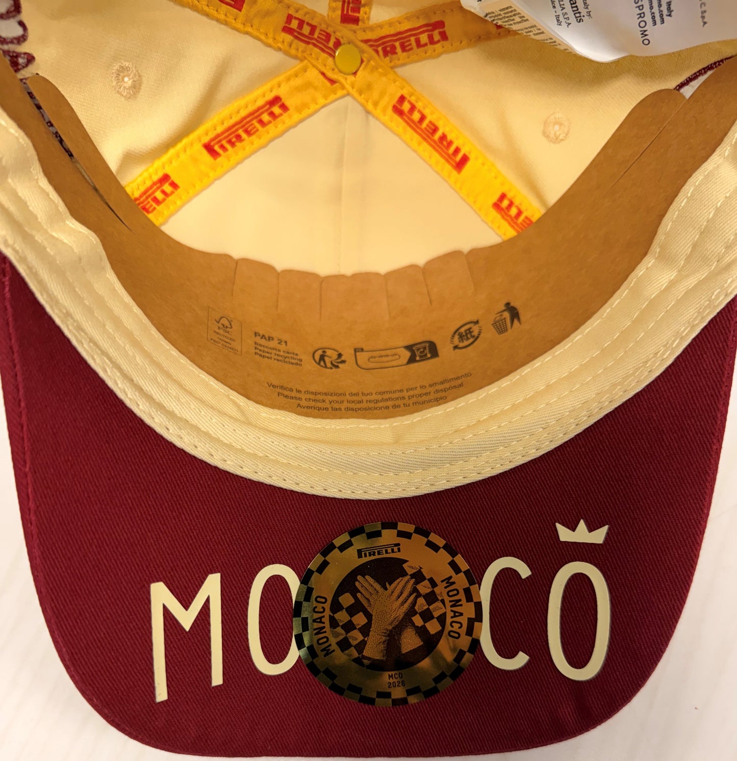 2026 Pirelli Monaco Grand Prix 1st Place Podium Hat Special Edition
