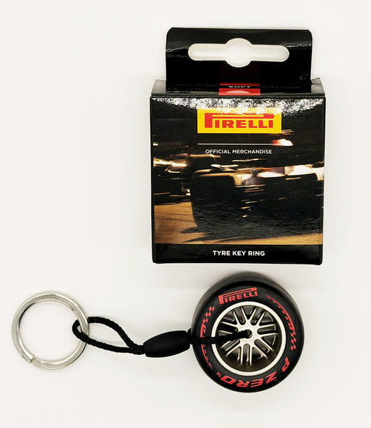 Pirelli Super Soft Tire Keychain Red //speedgear.com/cdn/shop/files/PL6914-1.jpg?v=1779374329