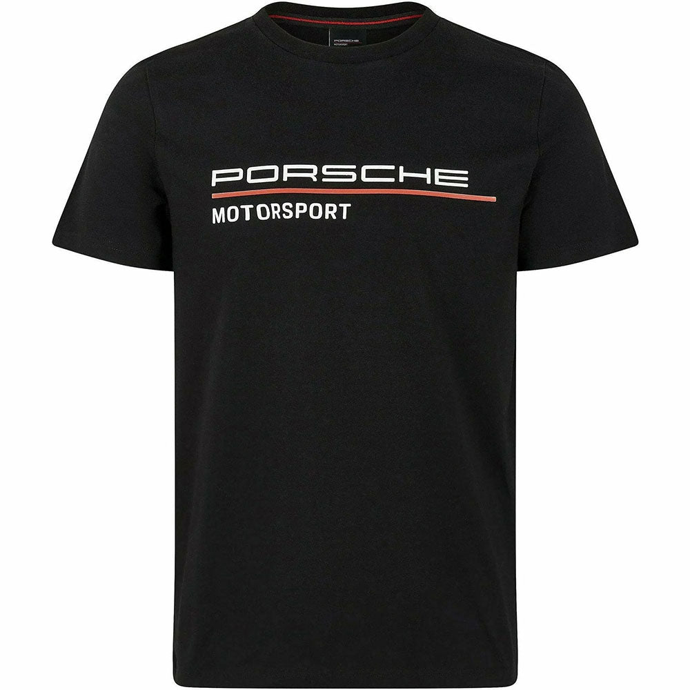 Porsche Motorsport Logo Tee Shirt Black