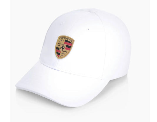 Porsche Crest White Hat //speedgear.com/cdn/shop/files/PR6513_88064925-a54f-4cdd-b2ff-fd2539cb4663.jpg?v=1768833999