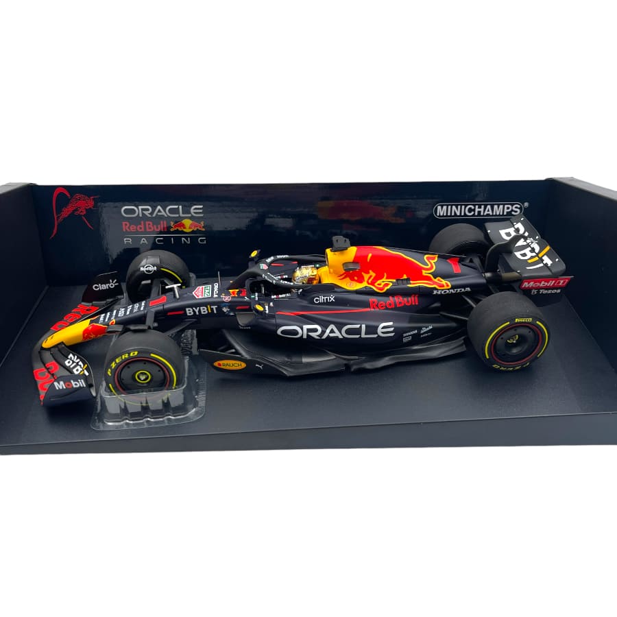 1:18th Red Bull Racing RB18 Max Verstappen Abu Dhabi Grand Prix Winner 2022