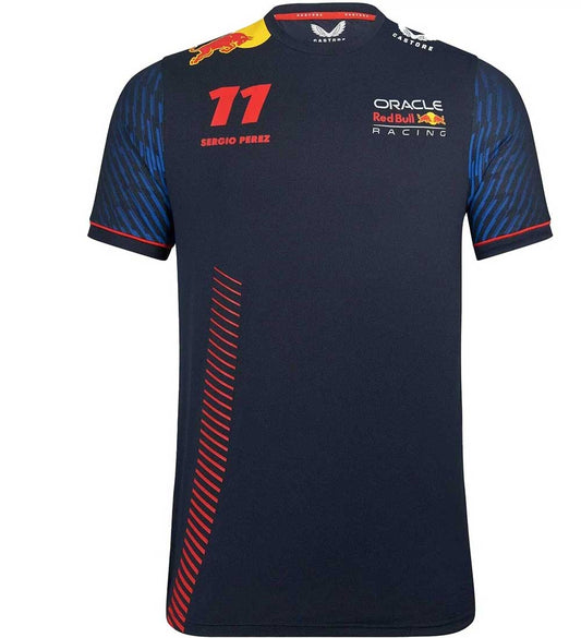 Red Bull Racing F1 Navy Sergio Perez #11 Team Tee Shirt