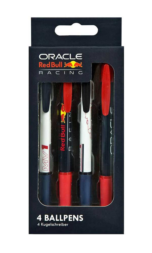 Red Bull Racing Max Verstappen Ball Pen Set (4)