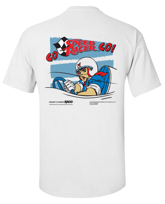 Speed Racer Speed White Tee Shirt