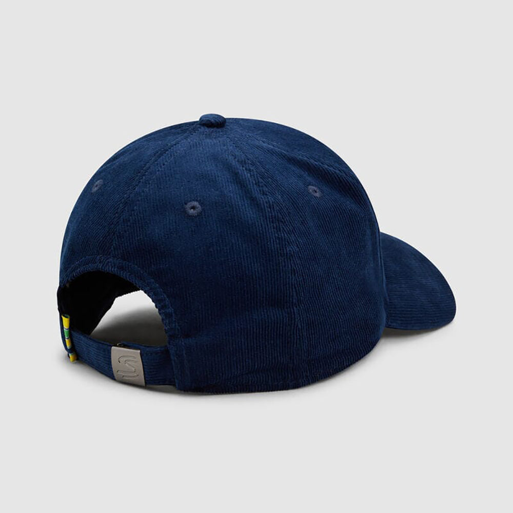 Ayrton Senna Corduroy Hat Blue