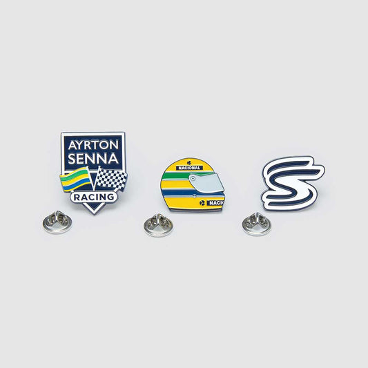 Ayrton Senna Pin Set of 3