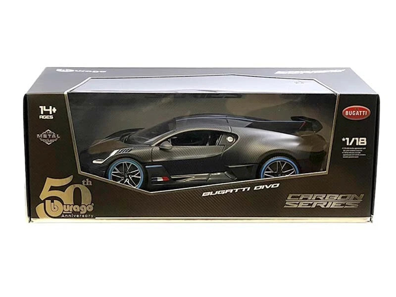 1:18th 50th Anniversary Bugatti Divo Carbon Fiber